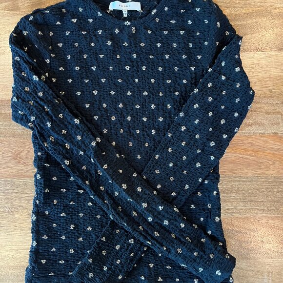 Frame Dotted Stretch Mesh Top Size XS - Picture 3 of 5